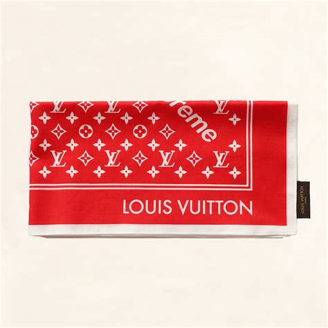 bandana supreme louis vuitton|louis vuitton bandana cheap.